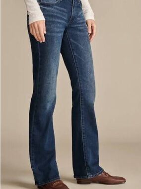 Lucky Brand Mid Rise Boot Jeans in Dark Wash Agate, Women’s Size 27, NWT